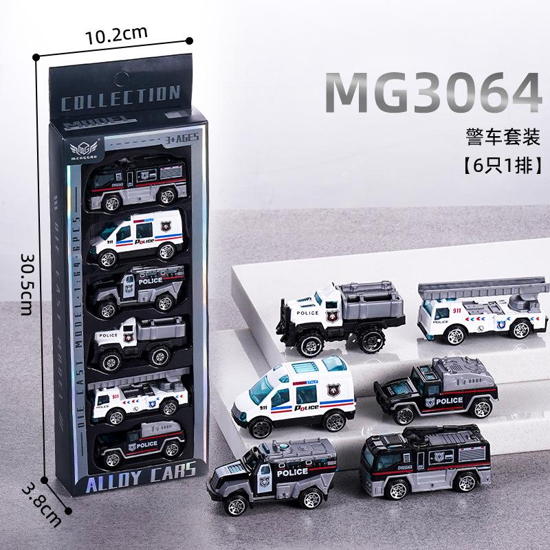 Инерционная машинка из сплава, гоночная машина, строительная машина, пожарная машина, спортивная машина, мини-модель машинки из сплава, жестяная машинка