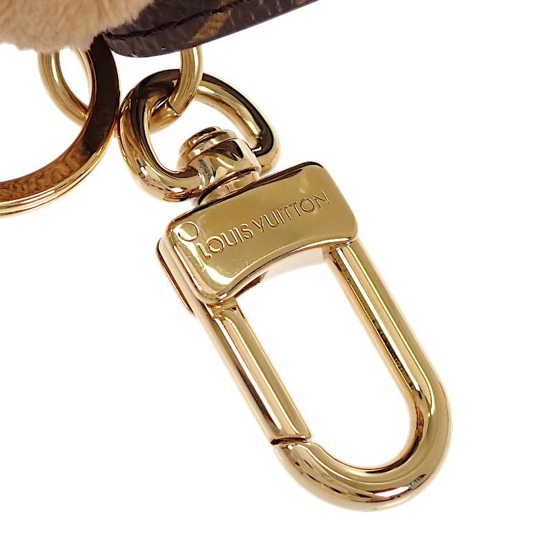 LOUIS VUITTON  M03748 Bag charm Brown Monogram canvas Women