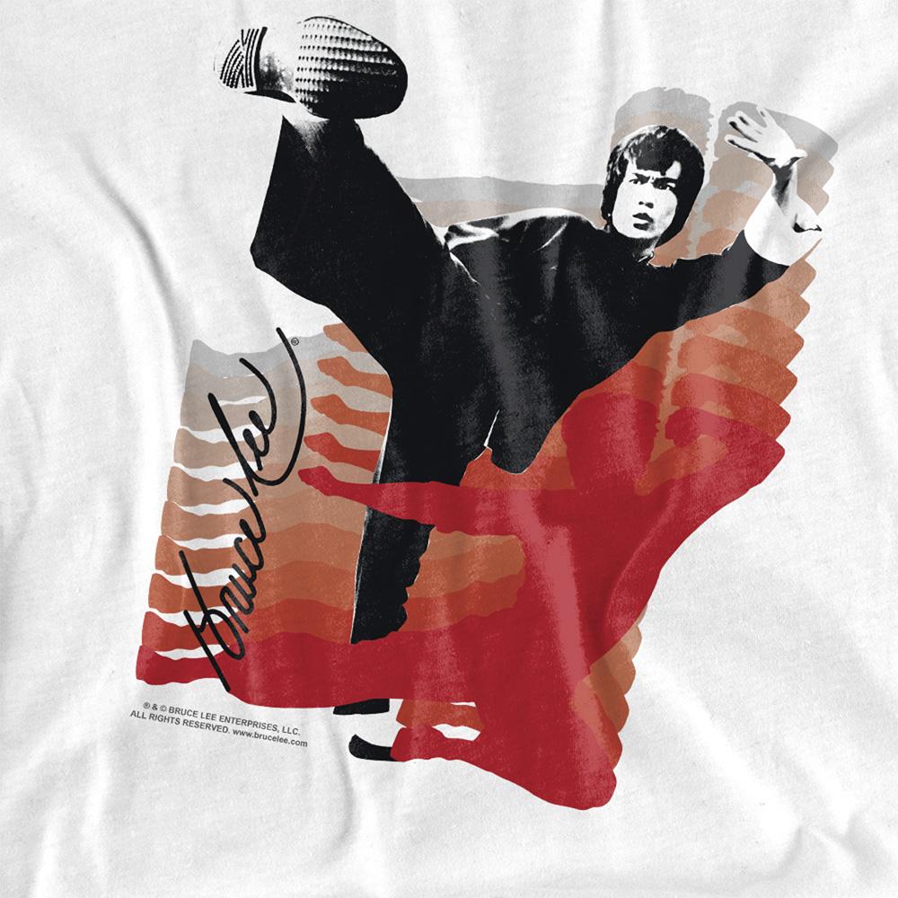 Bruce Lee Unisex Adult Kick It T-Shirt