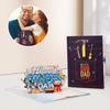 Toolbox Pop Up Father's Day Card for Dad 3D Happy Father's Day Greeting Card with Envelope from Son Daughter Wife Best Dad Award Card Gift