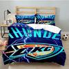 Oklahoma Sports Team 3pcs Bedding Set,Including 1pc Duvet Cover And 2pcs Pillowcases Perfect Gift for Christmas,Ideal for Bedroom, Dormitory