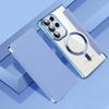 Samsung Galaxy S23 Ultra Flip Case, RFID Wallet MagSafe with Camera Protection, Blue