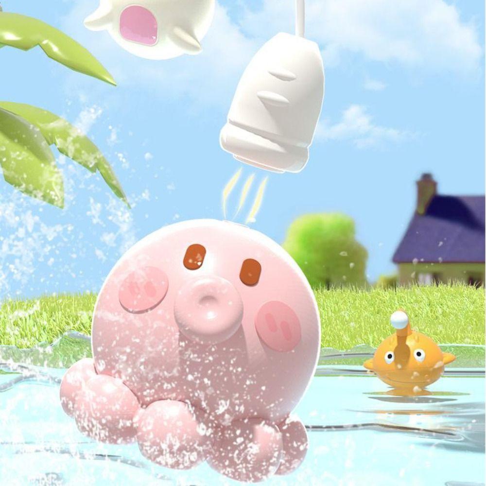 Octopus Bathroom Fishing Toy Pufferfish Fishing Water Toy Children's Fishing Toy  Mischief Gift