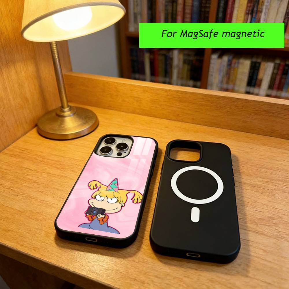 Rugrat A-Angelica Phone Case For iPhone17,16,15,14,13,12,11 Plus,Pro Magnetic For Magsafe Wireless Charging