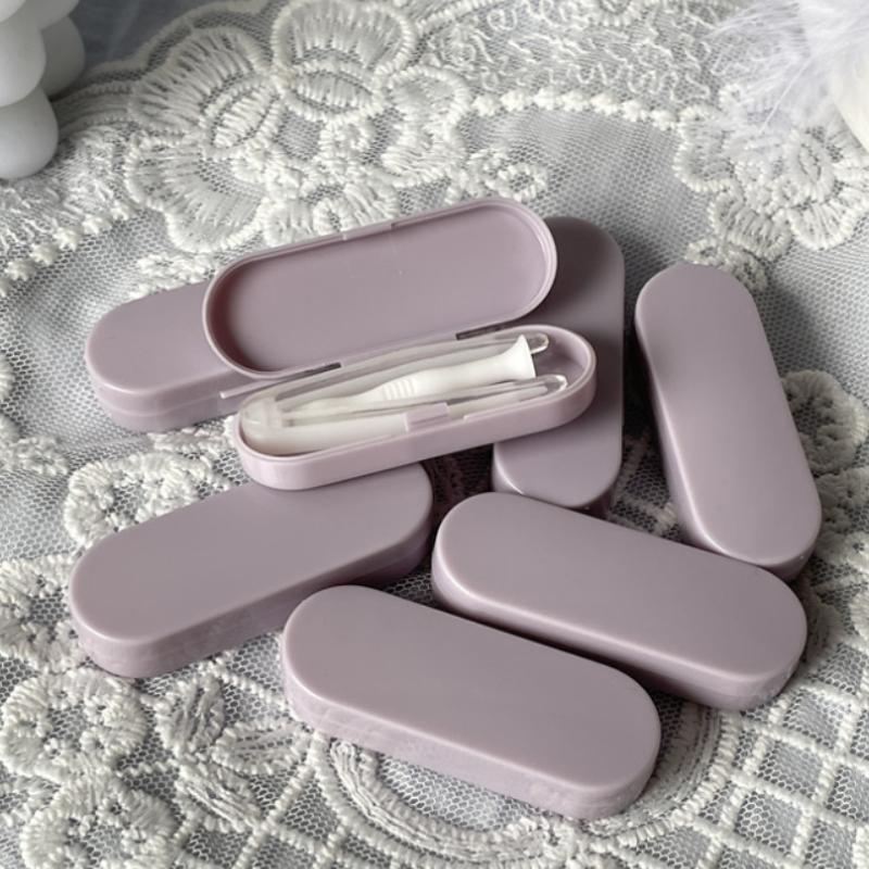 Дорожные контактные линзы для девочек, пинцет на присоске, пластиковый мини-футляр для контактных линз, набор инструментов для ухода за глазами, аксессуары