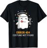 Ошибка 404 Костюм не найден Легкая футболка с привидением на Хэллоуин