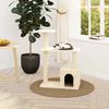 VidaXL Cat Tree with Sisal Scratching Posts Cream 70 Cm