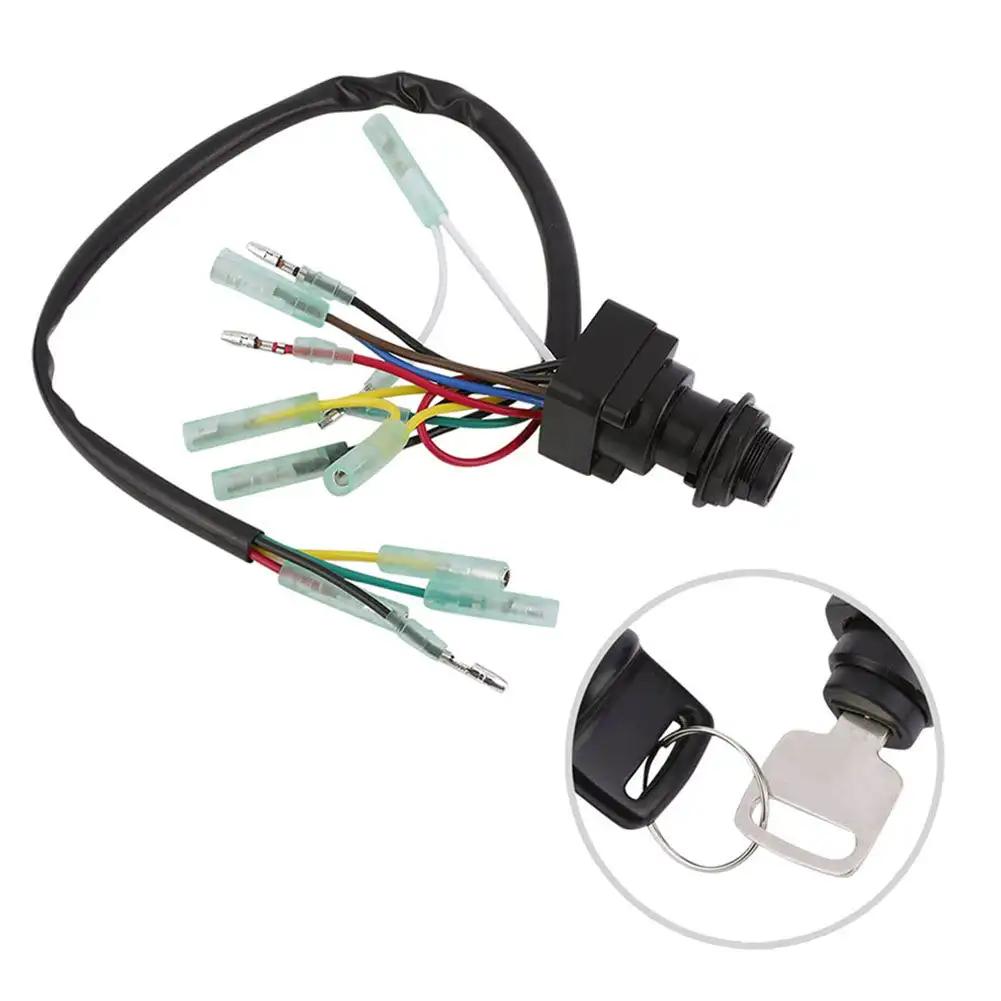 Ключ зажигания в сборе 703-82510-43 для подвесных моторов Yamaha, блок управления, лодочные аксессуары, морской подвесной двигатель