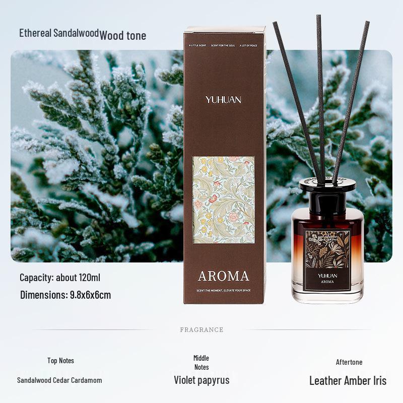 Rattan Flameless Aromatherapy Diffuser: Long-Lasting Fragrance for Bedrooms and High-End Hotels
