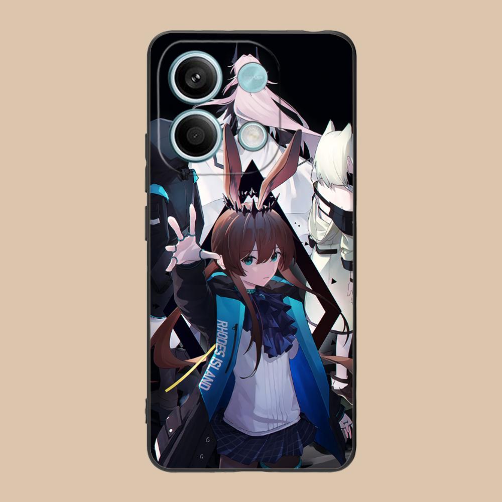 Чехол для мобильного телефона Arknights Amiya для Xiaomi 15 14 13 12 Mi 11 T Ultra Lite Pro S X 5G Цветная печать Защитный Роскошный Красивый