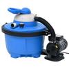 Sand Filter Pumps Blue and Black 385x620x432mm 200W 25L - vidaXL