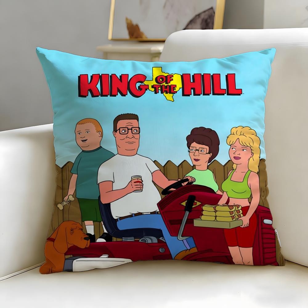 Классическая мультяшная наволочка King of The Hill – Мягкая, легко стирается, универсальная для дивана, кровати, путешествий и офиса