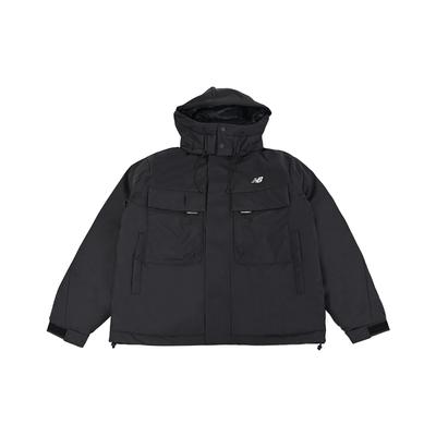 Мужская пуховая куртка в стиле athleisure, черная AMJ44399-BK