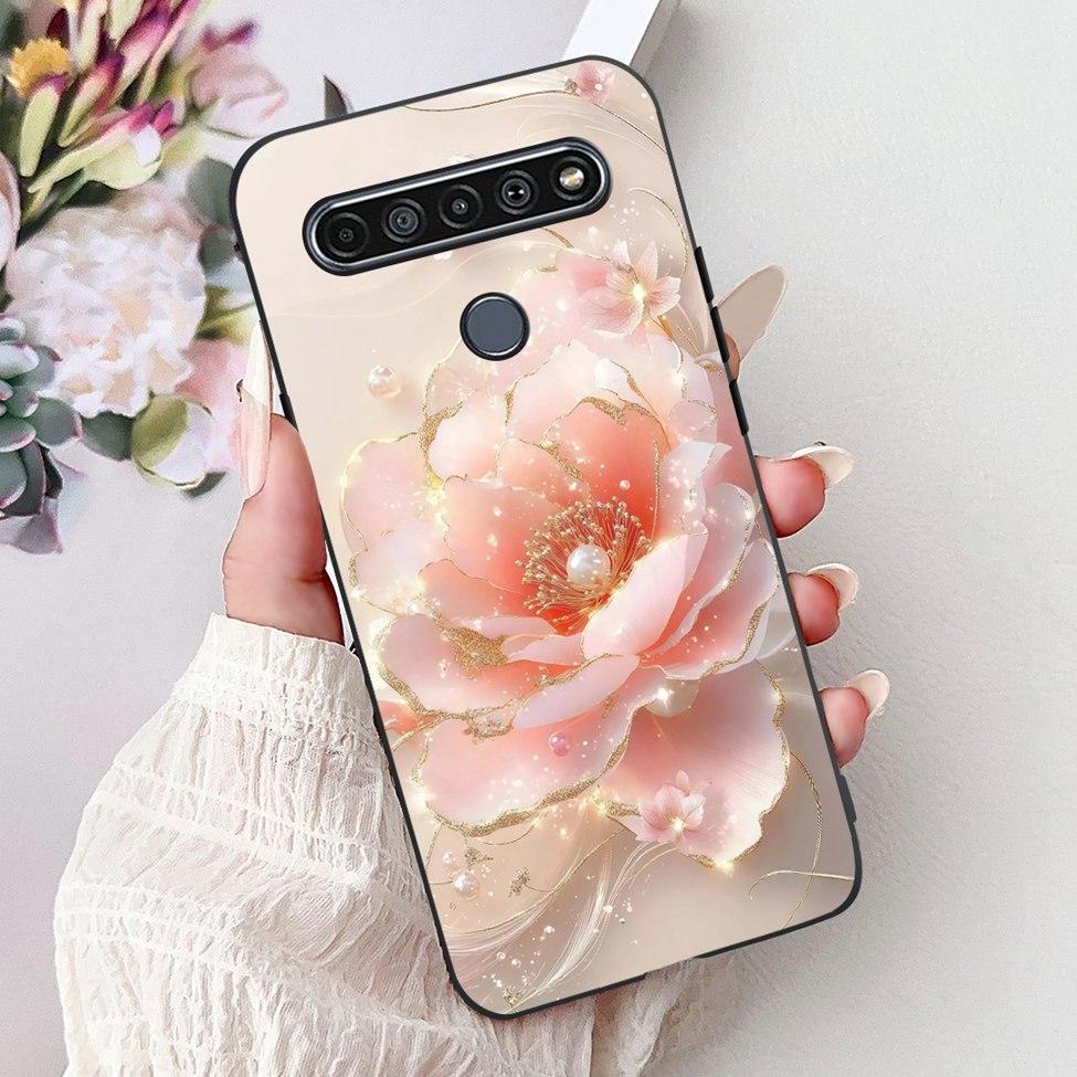 2020 For LG K41S LM-K410 Cover For LG K51S Case LM-K510 Luxury Butterfly Love Cute Cat Cool Handsome Lion Painted Black Silicone