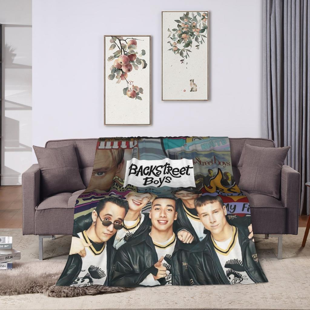 Плед BSB Backstreet Boys Теплый Мягкий Забавный Плюшевый Плед для Спальни Пикника Фланелевая Постельная Покрывало Покрывало на Кровать