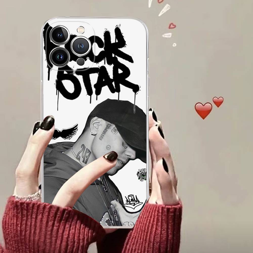 Fashion Rapper DUKI TPU Silicone Case for IPhone 11 12 13 14 15 16 17 Pro Max Shockproof Clear Back Cover