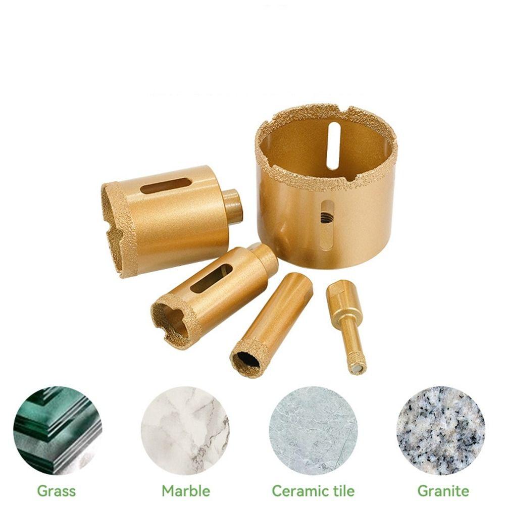 Marble Porcelain Drill Bit Tools Vacuum Braze  Tile Hole Opener Brazed Core Dry Drill