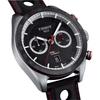 Tissot Мужские модные часы T100.427.16.051.00 с кожаным ремешком и черным циферблатом