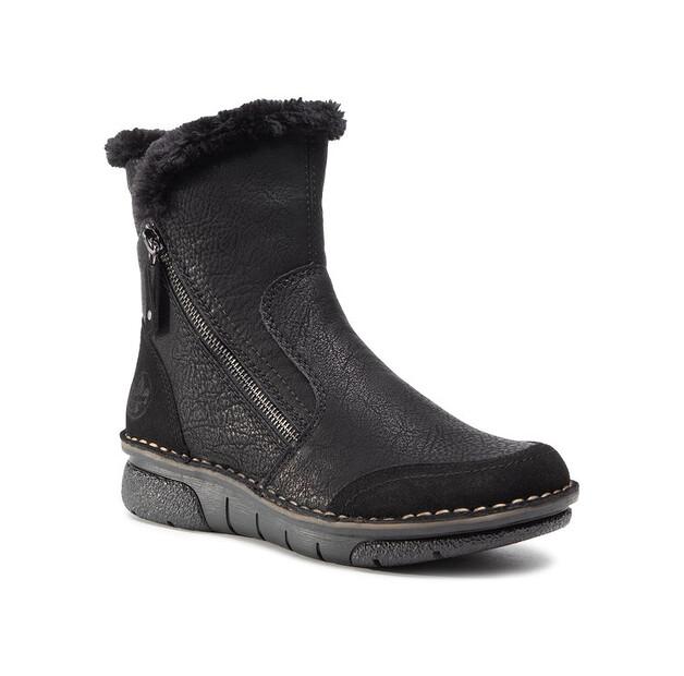 Ботильоны Rieker 73371-00, черные