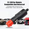 Автомобильный прикуриватель 12В-24В Универсальный штекер Многоцелевая розетка Адаптер Зарядка электронных устройств Простой автомобильный аксессуар 1-5 шт.