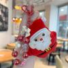 Santa Claus Christmas Plush Pendant Christmas Tree Christmas Plush Doll Toy  Backpack Decor