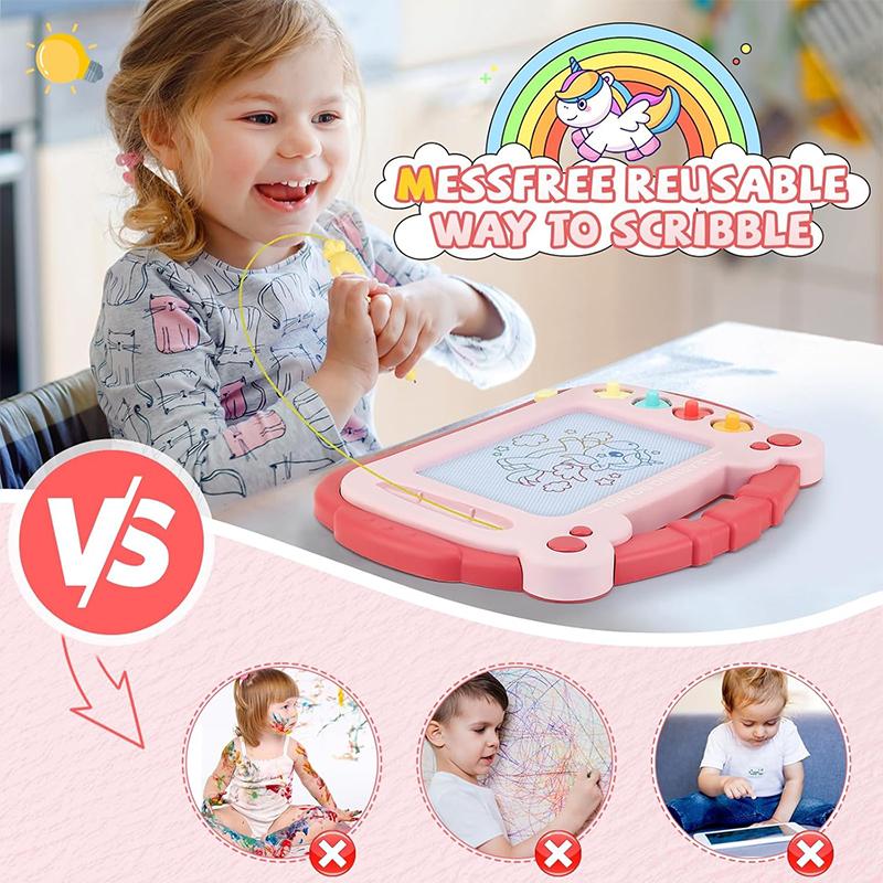 Magnetic Drawing Board, Sketch Doodle Board Toy, Educational Learning Toy, Learning Toy Birthday Gift for 3 4 5 6 Years Old Baby