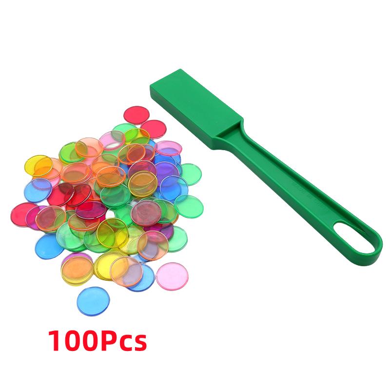 Transparent Circular Magnetic Rod Teaching Aids For Children'S Early Education Mathematics Enlightenment Addition And Subtractio