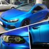 5M X 1.52M Matt Ice Blue Matte Stain Motorcycle Car Roof Hood Vinyl Wrap Decals Film Sheet Roll Sticker Air Bubble Free Channel