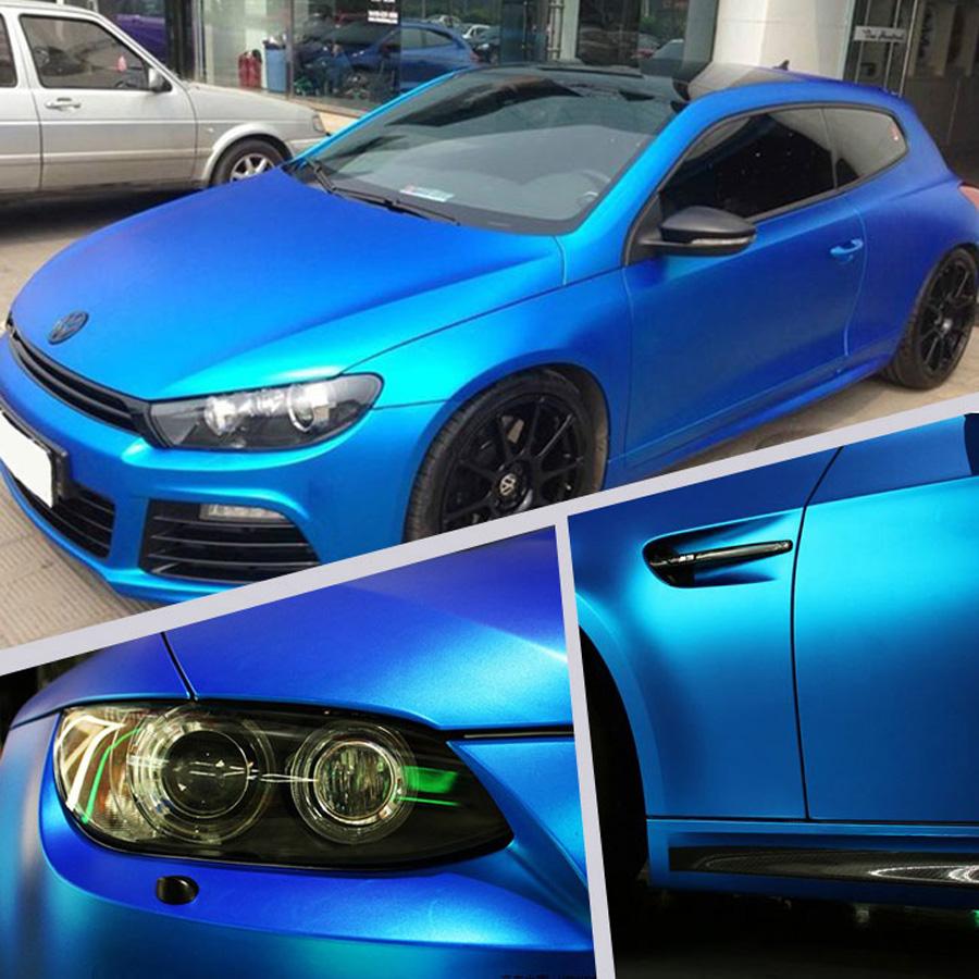 Матовый матовый ICE Blue ПВХ виниловая пленка для стайлинга автомобиля Автомобильные наклейки для салона автомобиля Маленькие листы наклеек для мотоцикла, ноутбука, телефона