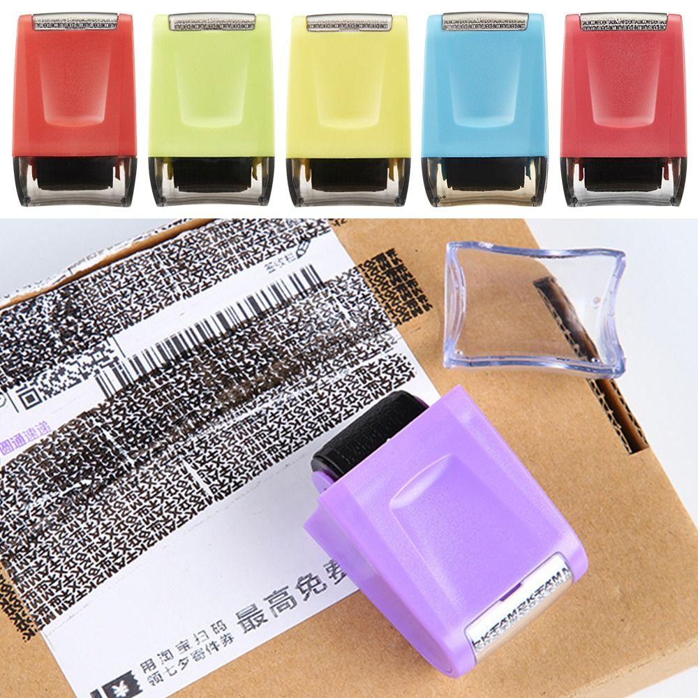 Покрытие Конфиденциальность Обложка Ролик Защитный Штамп Ролик Защита от кражи личных данных Печать конфиденциальности