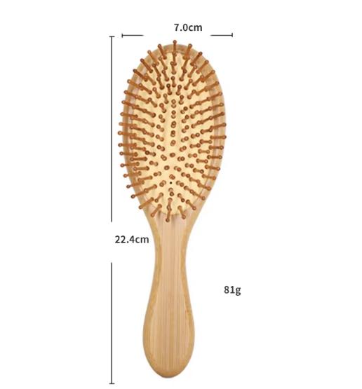 Wood Bamboo Handle Massager Brush Comb Salon Cleaning air Cushion Brush Common Lazer Comb Brush