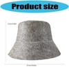 Felt Felt Sauna Cap Good Water Absorption Head Protection Bath Hat Sweat Absorbing Quickly Drying Sauna Hat Sauna Accessories