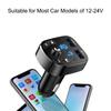 Bluetooth-compatible 5.0 FMTransmitter Car Kit MP3 ModulatorPlayer Wireless Handsfree AudioReceiver Dual UsB Fast Charger
