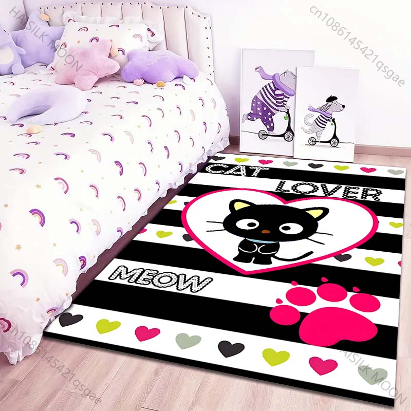 Cute Kitten Art Carpet for Living Room Bedroom Sofa Home Decor Non-slip Floor Mat Modern Rugs Creative Doormat Luxury Gifts