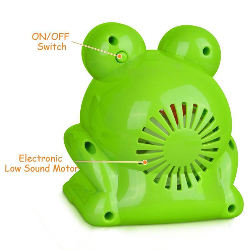 Лягушка Автоматическая машина для выдувания пузырей Производитель вечеринок Летняя уличная игрушка для детей