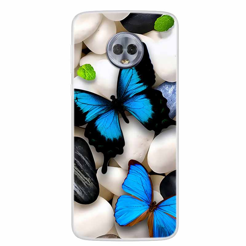 For Moto G6 Plus Case G6 Play Lovely Cat Soft TPU Silicone Transparent Phone Case For Motorola Moto G6 Cover Clear Bumper MotoG6