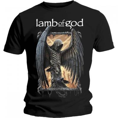 Хлопковая футболка унисекс для взрослых Lamb Of God с крылатой смертью