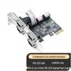 PCI-E 4-портовая последовательная карта расширения RS232