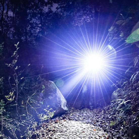 Rechargeable Flashlight Super Bright High Lumens Adjustable Brightness Zoomable Waterproof Tactical Flashlight LED Torch