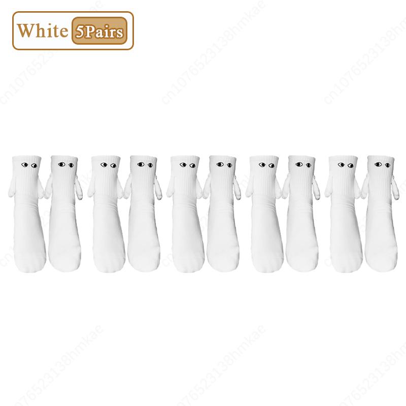 1-20 пар магнитных присосок для пар, носки с ручками, милые мультяшные магнитные носки с изображением руки, держащейся за руки, пара, держащаяся за руки, носки