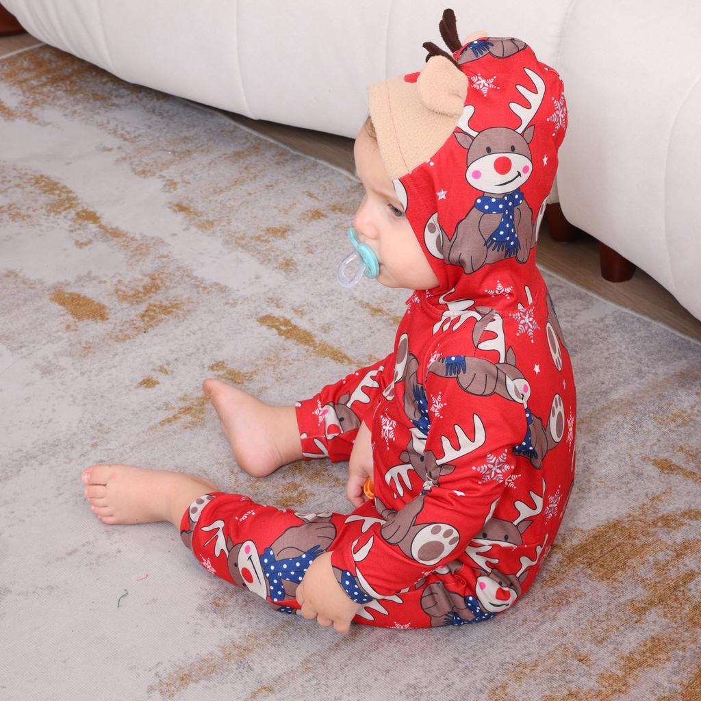 Christmas Parent-Child Family Set Homewear Pajamas All-in-One Pajamas