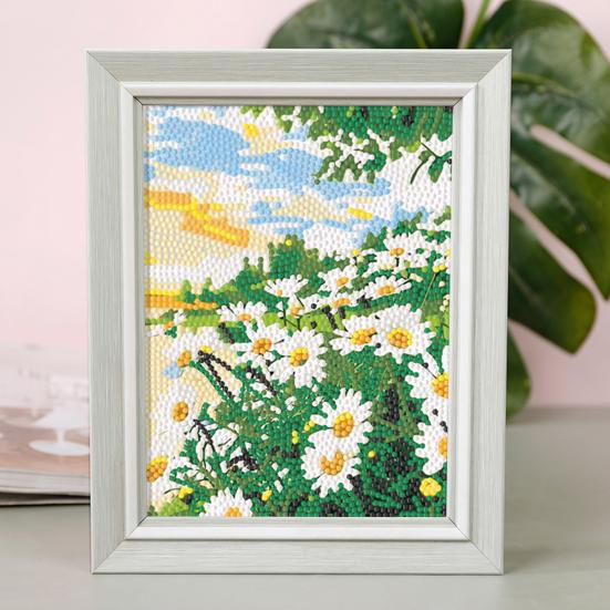 5D алмазный художественный набор с узором подсолнуха, яркий цвет, снятие стресса, повышение уверенности, мозаика, вышивка, полный набор для вышивки крестиком со стразами