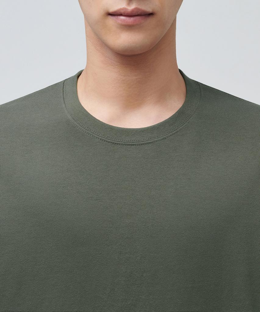 MUSINSA STANDARD Basic Long Sleeve T-Shirt [Light Khaki]