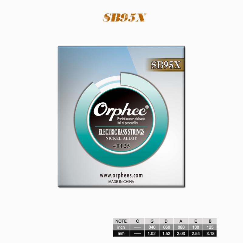 Orphee SB 4/5/6 шт. профессиональные электрические басовые струны шестиугольные из никелевого сплава обычные легкие басовые струны