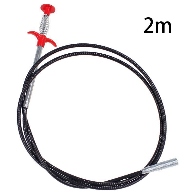 Sink Tool Spring Pipe Dredging Tools Household Drain Snake Drain Cleaner Sticks Clog Remover Cleaning For Kitchen Bending
