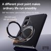 For Samsung Galaxy Z Fold 8 Wide 5G Case High Quality Matte Leather Folding Hinge Magnetic Rotating Ring Holder Shockproof Cover