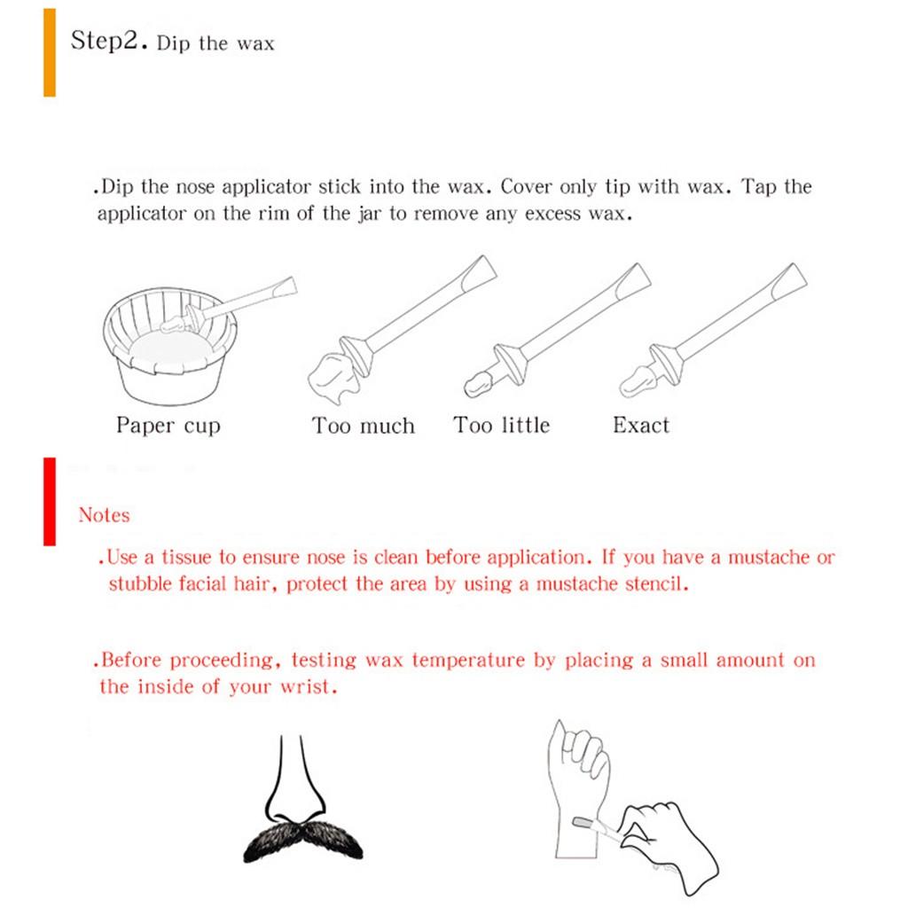 Натуральный, нежный, безопасный, быстрый воск для удаления волос в носу для мужчин и женщин