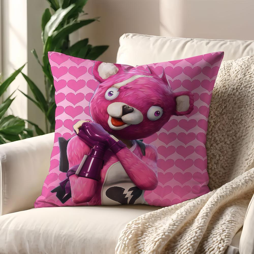FFORTNITE Cuddle Team Leader cushion cover For Pillow Printing Sofa Decoration Home CarRoom Coffee Shop Office NordicSimplicity