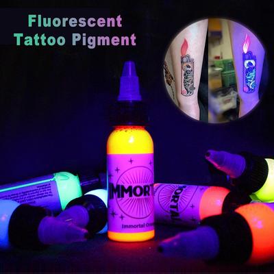 Флуоресцентный цвет татуировки, 7-цветная краска для татуировки