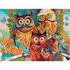 Diamond Painting "Cartoon Owl" Embroidery Full Round Diamond Cross Stitch Rhinestone Mosaic Decor